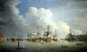 The Captured Spanish Fleet at Havana, August-September 1762, Dominic Serres